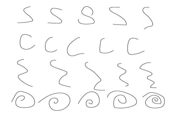 Curved Line Collection: Design Assets