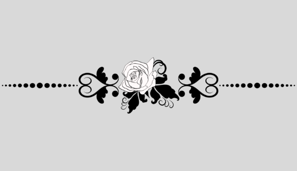 Enhance Designs with Rose Border Svg