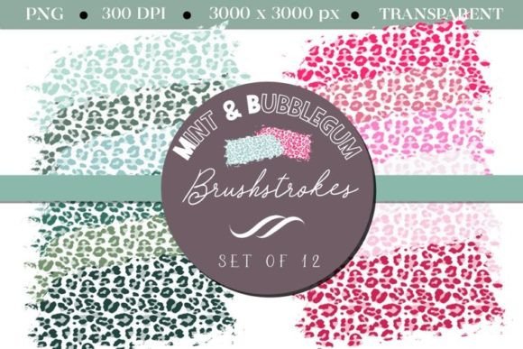 Mint and Bubblegum Brushstrokes Design Guide