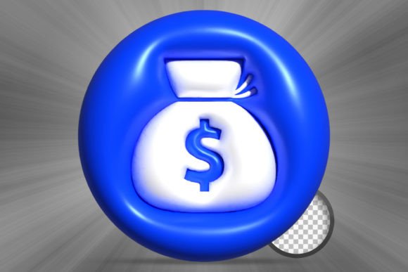 Money Bag with Dollar Icon: Evaluating High-Quality 3D Assets for Professional Design