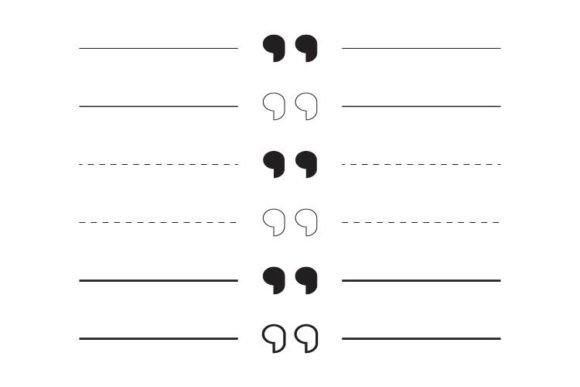 Quote Collection: A Comprehensive Review of Line Art Assets for Design Projects
