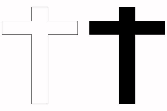 Simple Cross Collection: Elevating Faith-Based Design with Versatile Christian Line Art