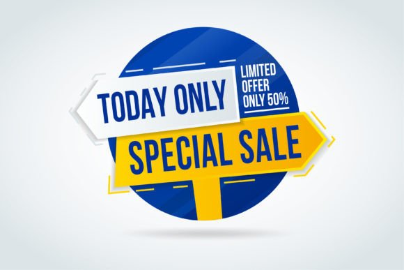Special Sale Element: Elevating Your Promotional Design with Vector Precision