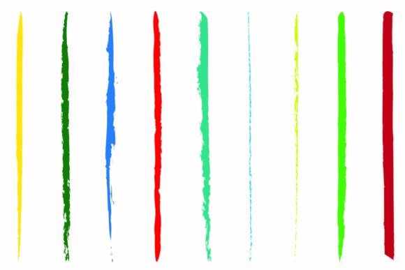 Watercolor Vertical Line Collection